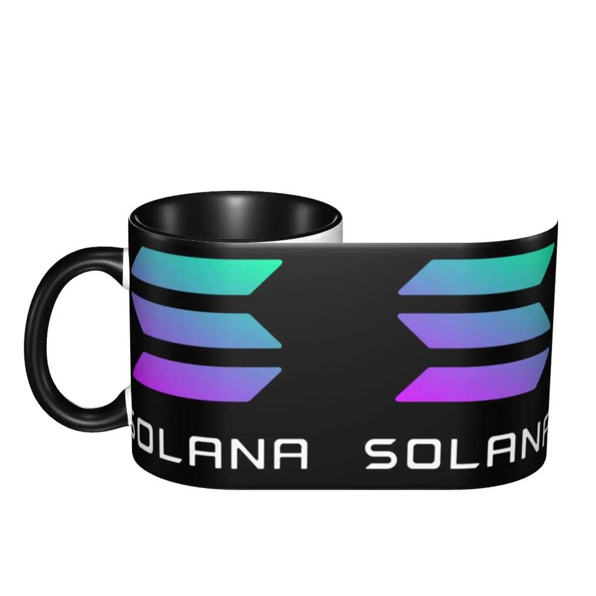 Promo Solana SOL Mugs Hot Sale Cups Mugs Print Geek   Litecoin Case beer mugs