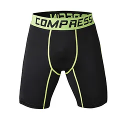 Mens Running Compression Shorts Bodybuilding Workout Tights Sweatpants Quick Dry Crossfit Short Pants Gym Fitness Sport Leggings