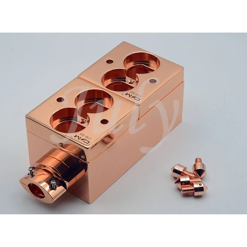 HI-END audiophile special line red copper low box red copper row socket red copper socket 86 double low combination