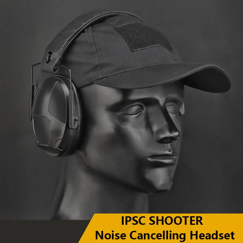 

IPSC SHOOTER-Tactical Electronic Earmuff, Anti-noise Shockproof Headset for Hearing Protection, Shooting, Training, Foldable