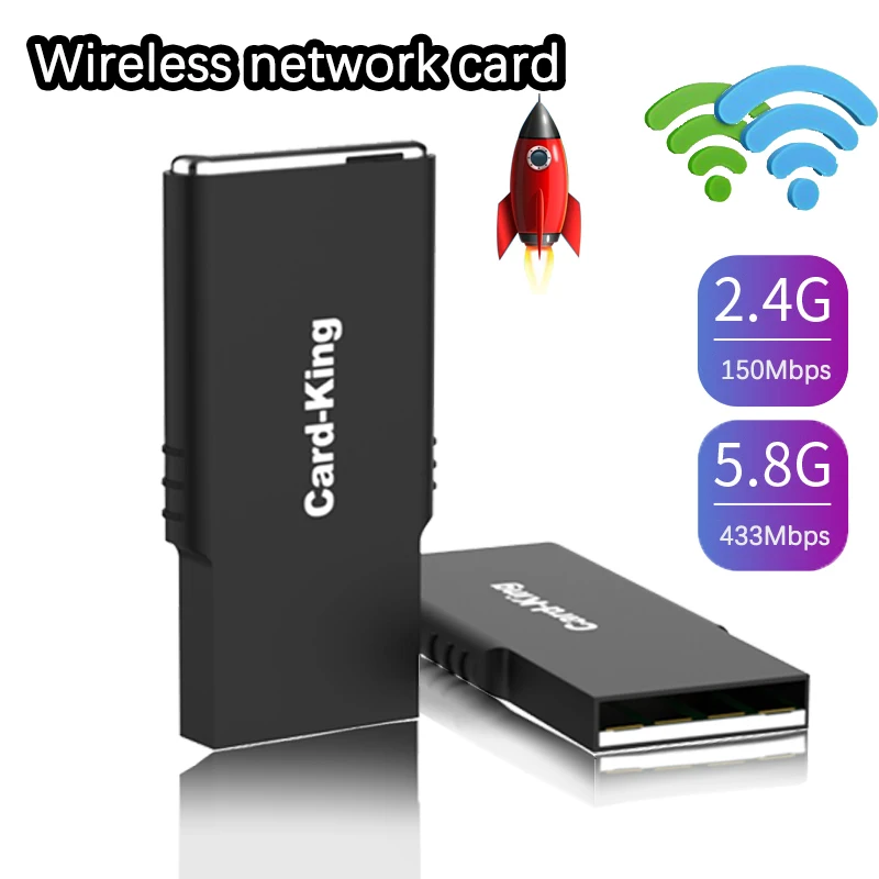 

Wi-fi adapter 600M 2.4/5.8G Dual Band USB Wireless Wifi Adapter High Speed Network Card 802.11AC For Laptop Desktops PC wifi usb