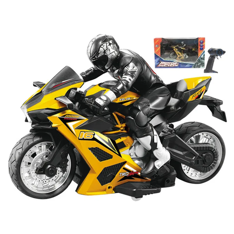 RC stunt motorcycl 2.4GHz 3D Rotation Flips drift stunt motorbike electric remote control Racing drift Car with flash light toys