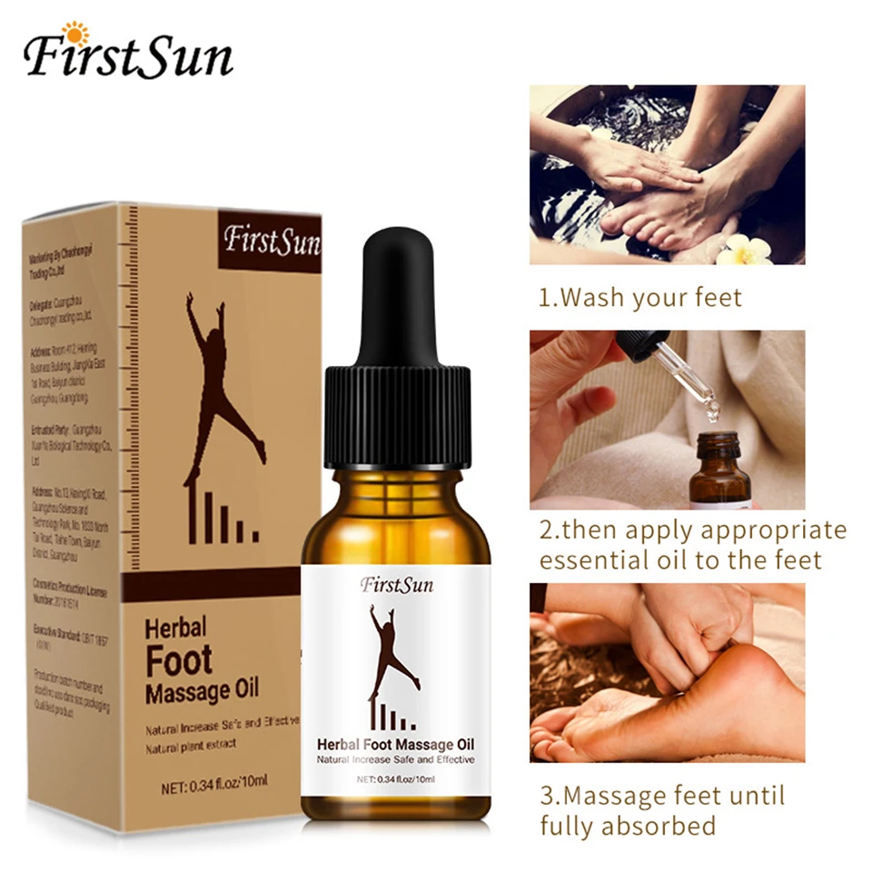 New Chinese Medicine Essence Fast Heighten Products Body Grow Taller Essential Oil Increased Height Foot Massage Bone Growth Oil