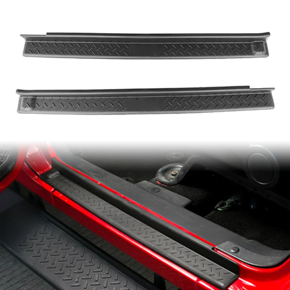 Car Dover Cover Step Front Sill Entry Guard For Jeep Wrangler JK 2007-2011 2012 2013 2014 2015 2016 2017 2-Door Model