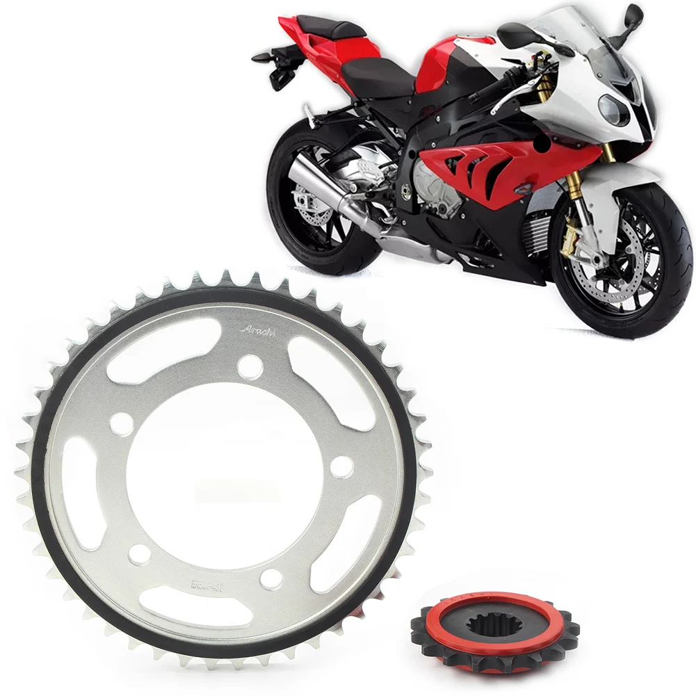 

17T + 45T Motorcycle Front Rear Engine Chain Drive Sprockets Set For BMW S1000RR S 1000 RR 2012 2013 2014 2015 2016 2017 2018