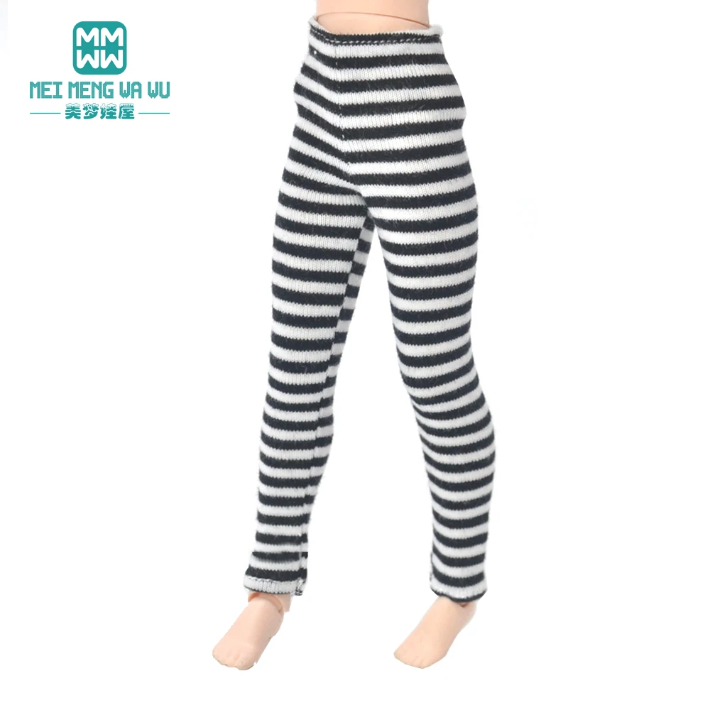 1PCS Blyth doll clothes fashion Striped leggings for Azone OB23 OB24 1/8 doll accessories