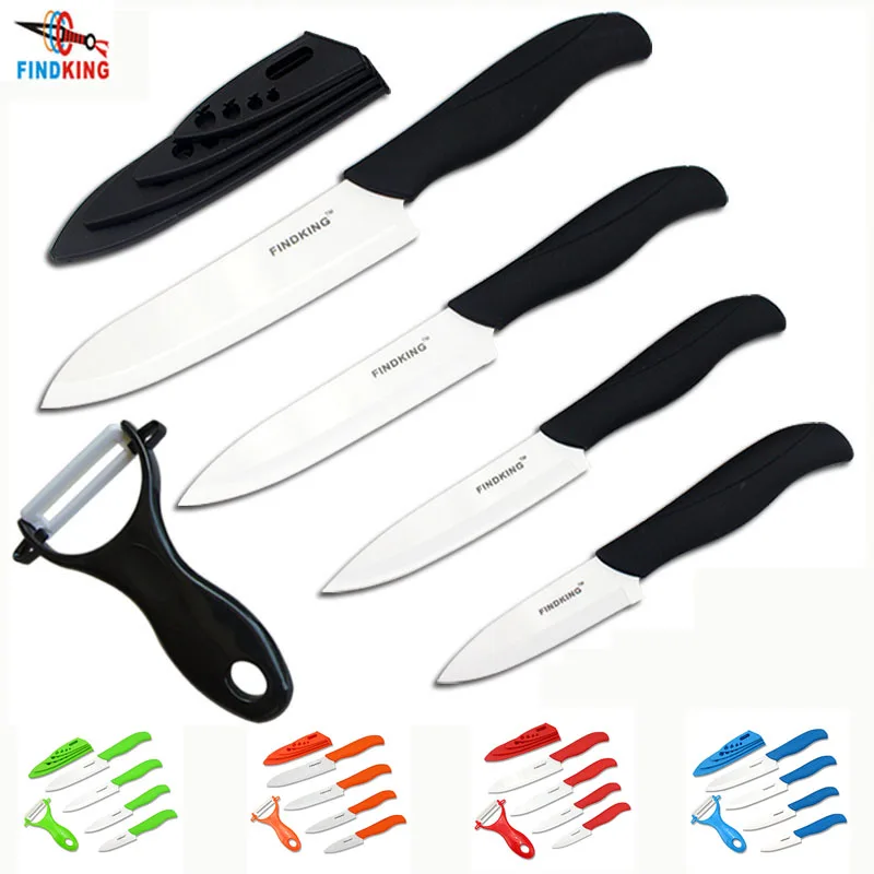 Sharp 3 4 5 6 inch Ceramic Knife Kitchen Knives Peeler Set Utility Chef Slicer Paring tools Zirconia Blade