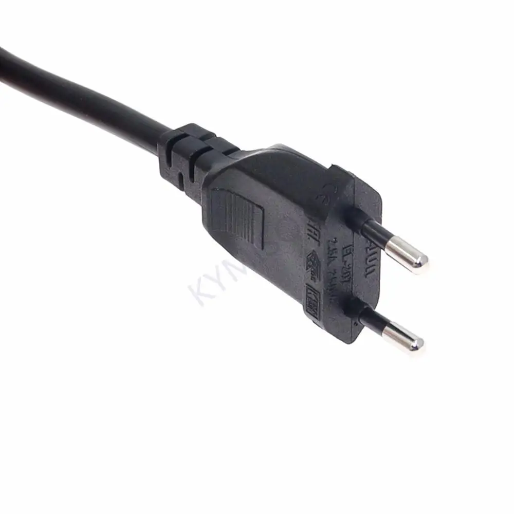 Universal 2Prong Male Plug To IEC320 C17 Female Adapter AC Power Cord For PS4 Pro EU/US Standard Power Supply Charging Cable