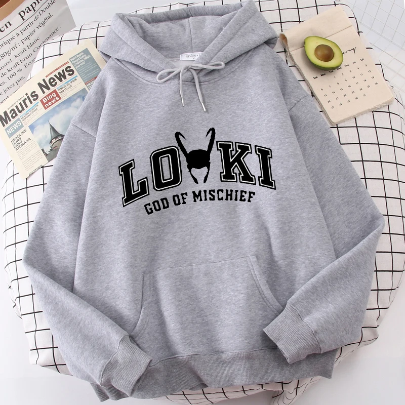 Hot Tv Series Loki Printed Street Hooded Jacket Men Women Fashion Pullover Sweatshirt Harajuku Unisex Oversized Hoodie Coat