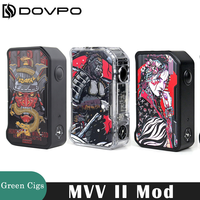 Original Dovpo MVV II 2 Mod Semi Mech Box Mod Vape 280W Powered By Dual 18650 Battery Electronic Cigarette Vaporizer