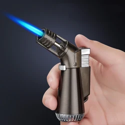 Mini Kitchen Cooking Turbo Torch Lighter Portable Metal Gas Lighter Cigar Lighters Cigarette Smoking Accessories Gadgets for Men