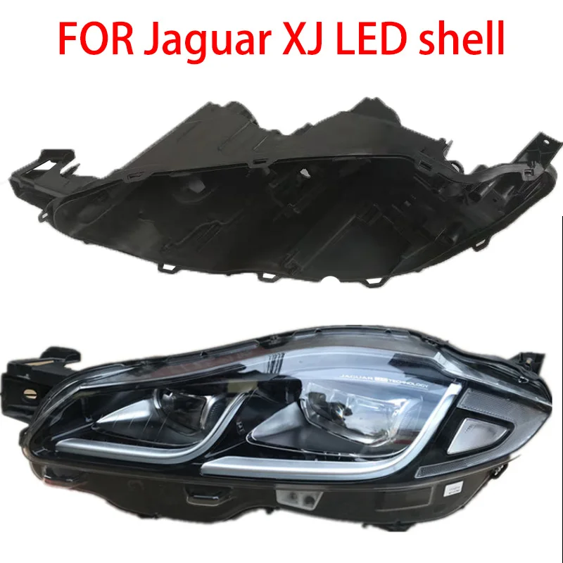 

For Jaguar XJL2016-2019 LED Headlight Shell Plastic Black Shell Headlight Rear Seat Lamp Light Box Xenon Headlights Repair Parts