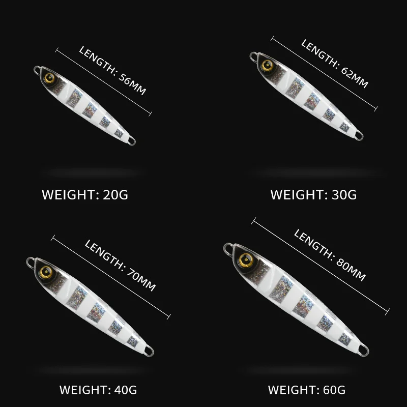 Jig Metálico ALLBLUE KAIDO – Señuelo artificial para lubina alta mar - imagen 2