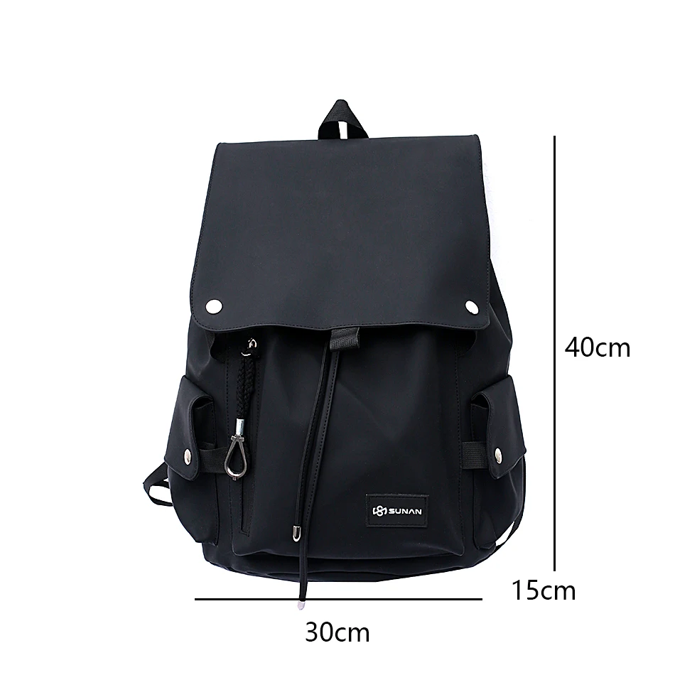 Mochila urbana sencilla para hombre, morral de diseño de tendencia, resistente al agua, bolso para ordenador portátil, moda juvenil, bolsas de viaje