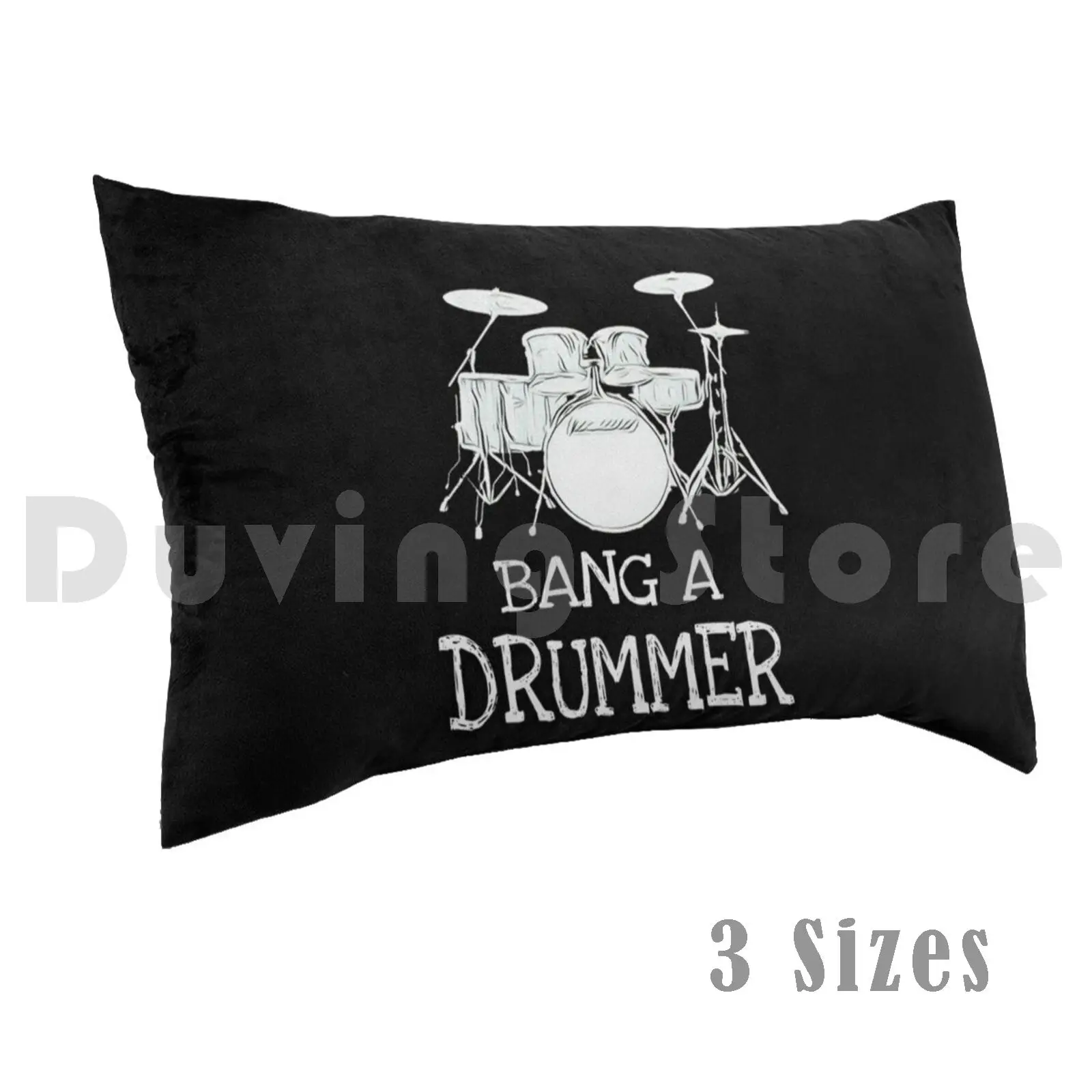 Pillow Case Bang A Drummer 2517 Drums Drummer Person Who Plays Drums Drum Lover Musicians Music