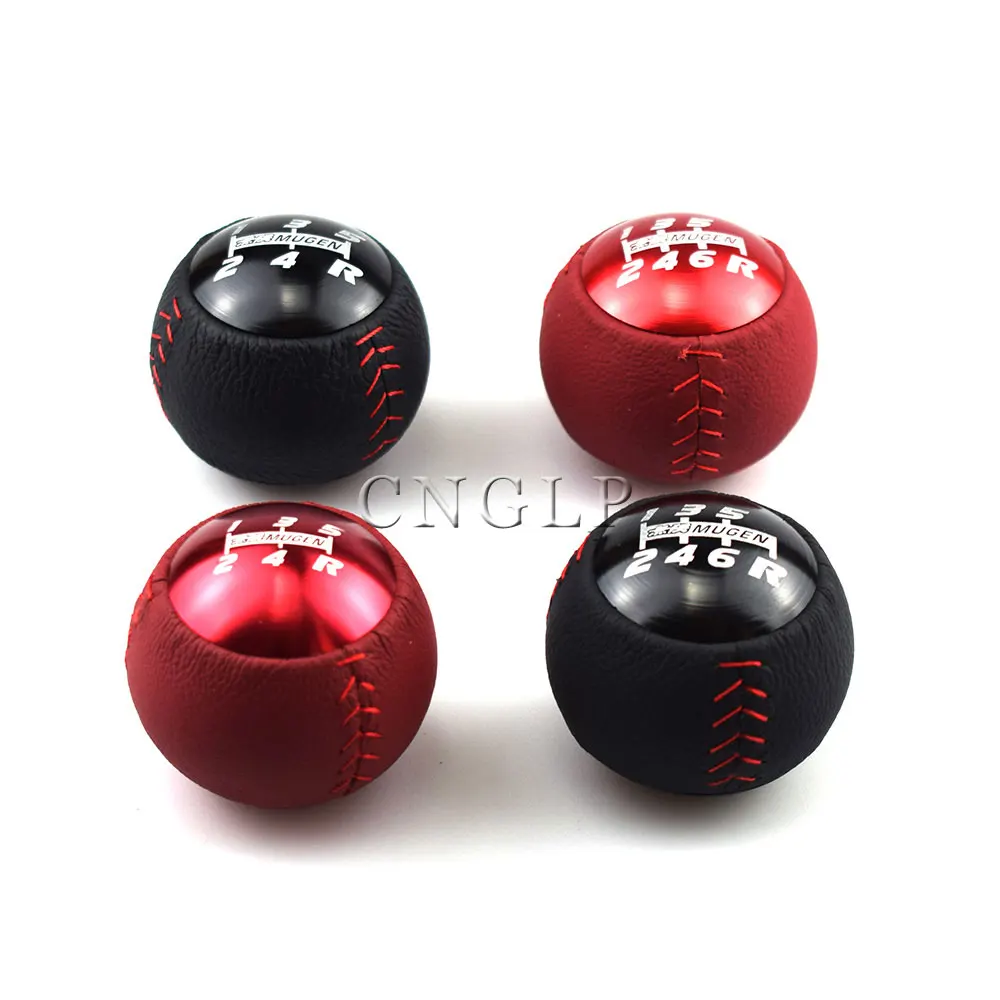 Mugen Black/Red 5/6 Speed M10x1.5 Manual Gear Shift Knob for Honad Civic Fit Accord EK9 EP3 FN2 DC2 DC5 S2000 FD2