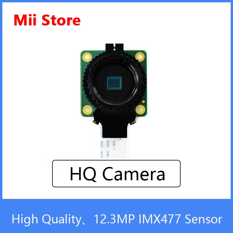 Raspberry Pi High Quality Camera, 12.3MP IMX477 Sensor, Supports C/CS Lenses for rasberry pi 4/3/2 mini pc