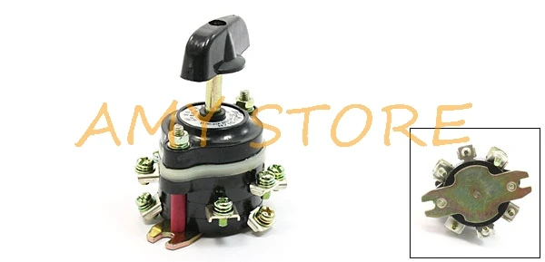 HZ10-10P/3 220V/DC-21A 3 Position Latching 9 Terminals Changeover Combination Switch