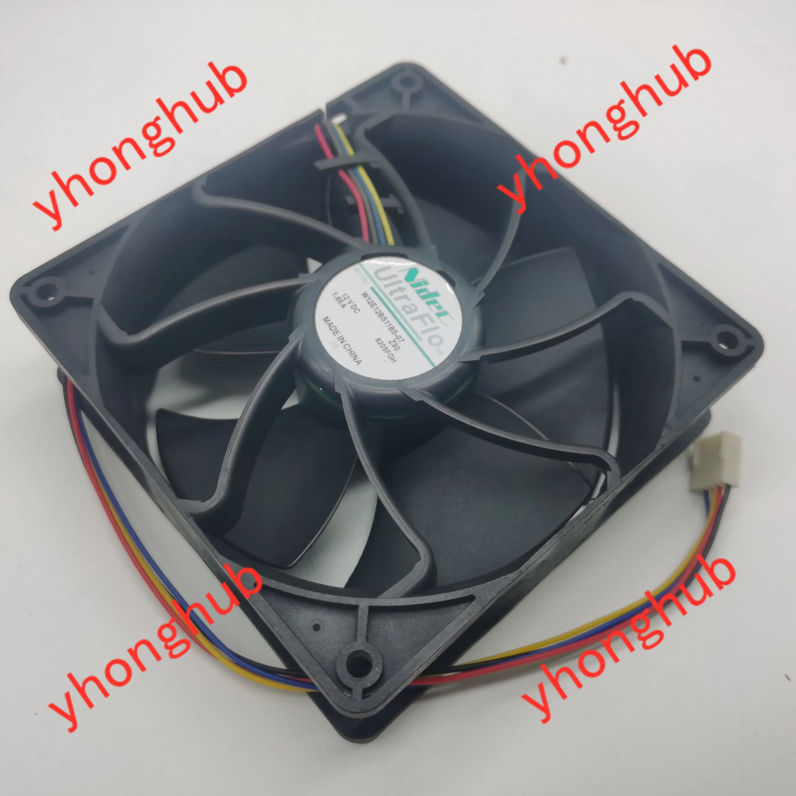 Nidec W12E12BS11B5-07 DC 12V 1.65A 120x120x38mm 4-Wire Server Cooling Fan