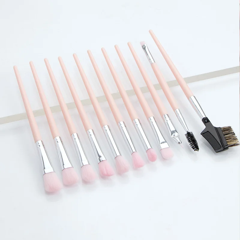 Ronshadow 12PCS Makeup Brushes Set Brochas Maquillaje Pincel De Maquiagem Kit Rangement Maquillage Beauty  Makeup Tools