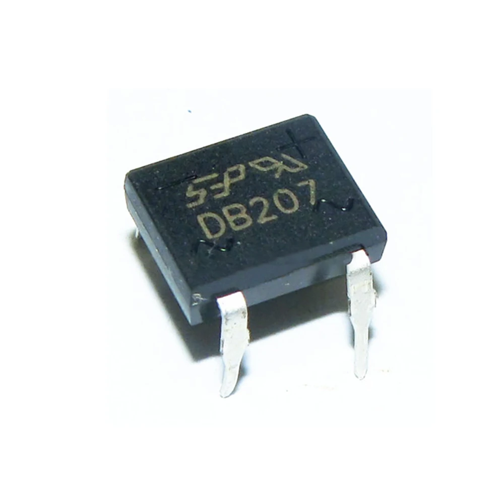 10Pcs DB207 Dip-4 Brug Gelijkrichters 1000V 2A DB104 DB157 DB107 DB207S DB107S DF06S DF06 Sop-4