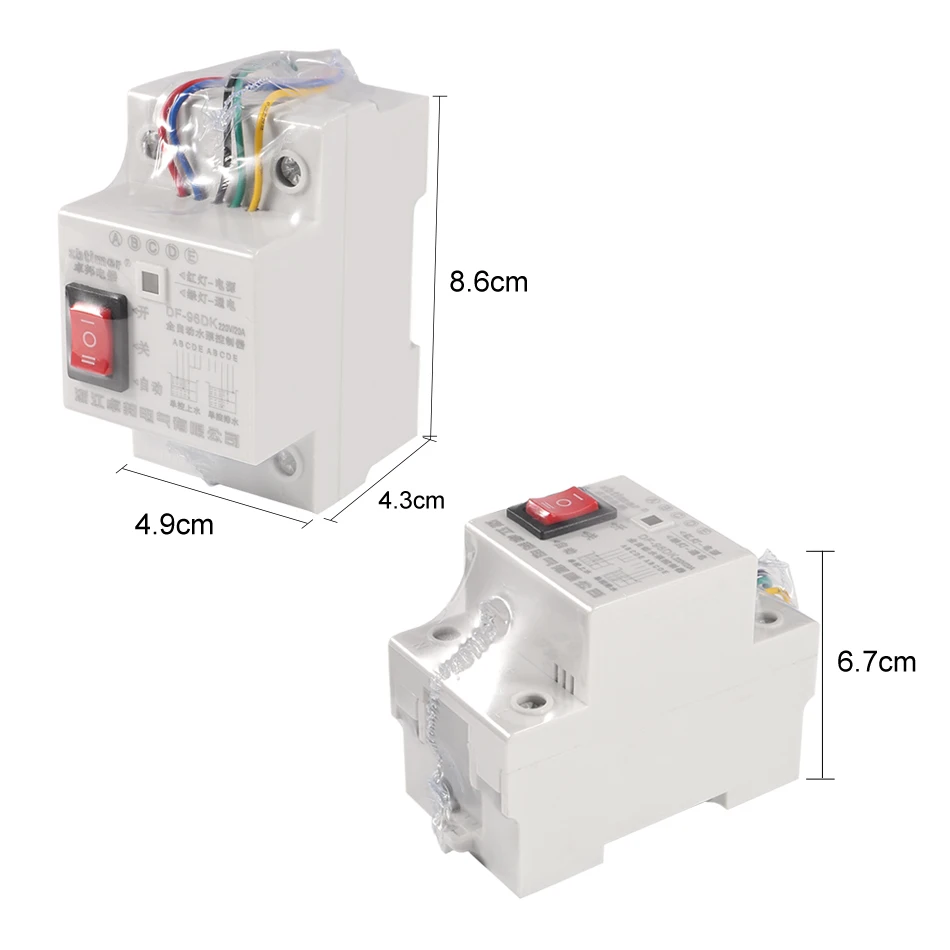 DF-96DK Automatic Water Level Controller Switch 20A 220V Water tank Liquid Level Detection Sensor Water Pump Controller