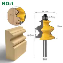8mm Router Bit Set for Woodworking #3