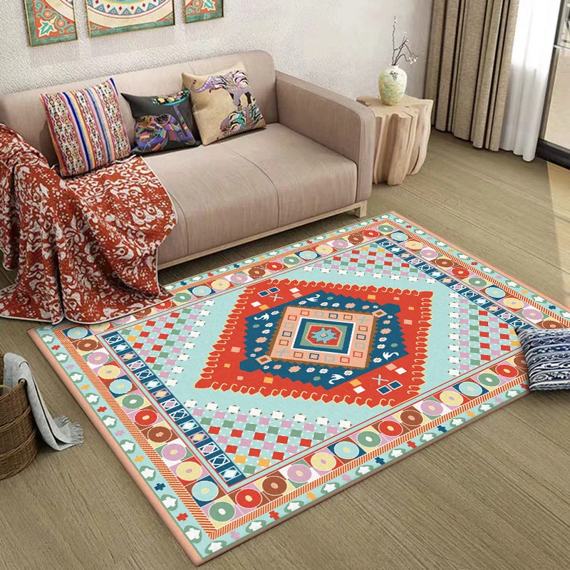 Colour Bohemian style 3D Printed Carpet Geometric Pattern Home carpets for Living room bedroom Area Rug Kids Room Play Floor Mat