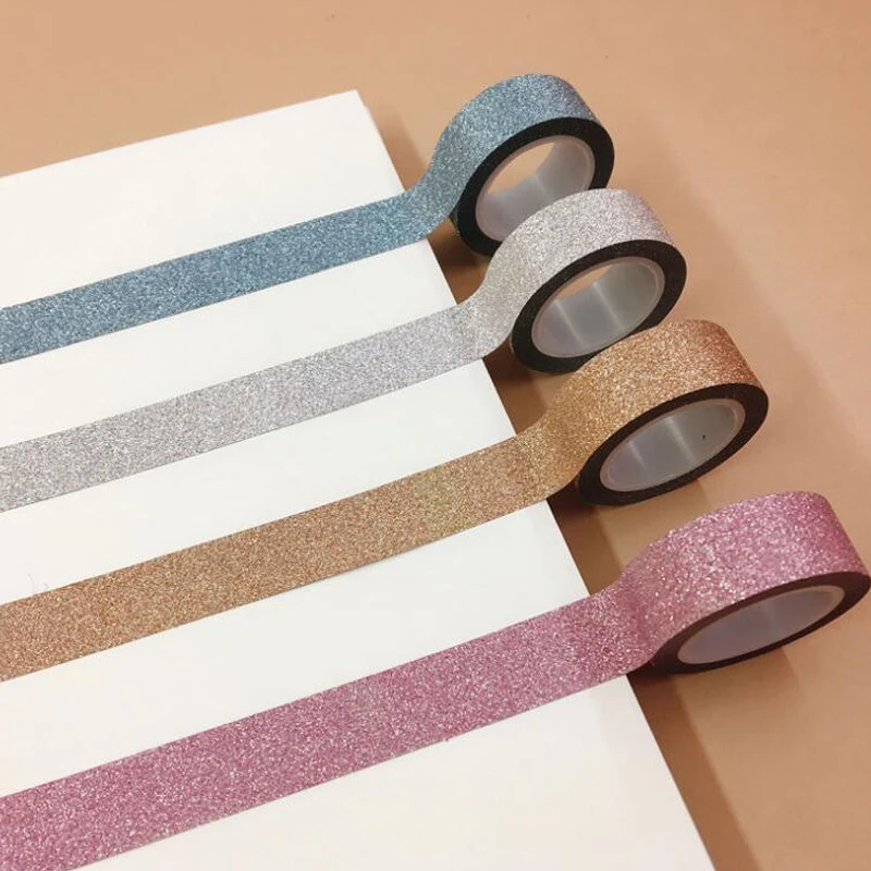 1.5CM Wide  Washi Tape Adhesive Tape DIY Scrapbooking Sticker Label Masking Tape Student Stationery Gift