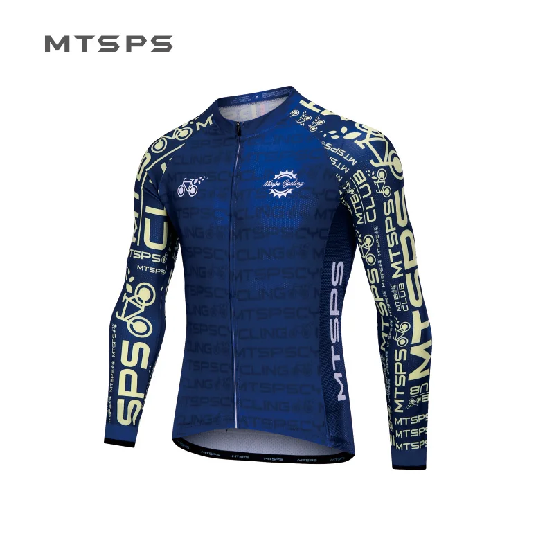 MTSPS Cycling Jersey Mtb Bicycle Clothing Ciclismo Long Sleeves Riding Shirt