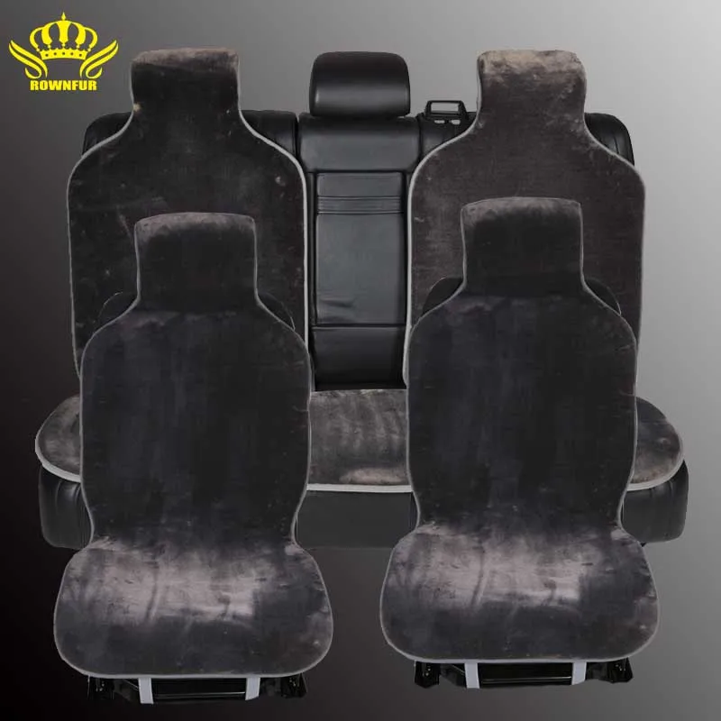 hot sale avtomobilnvy covers universal size faux fur stoles for lada  Car seat Covers Seat accessories black color