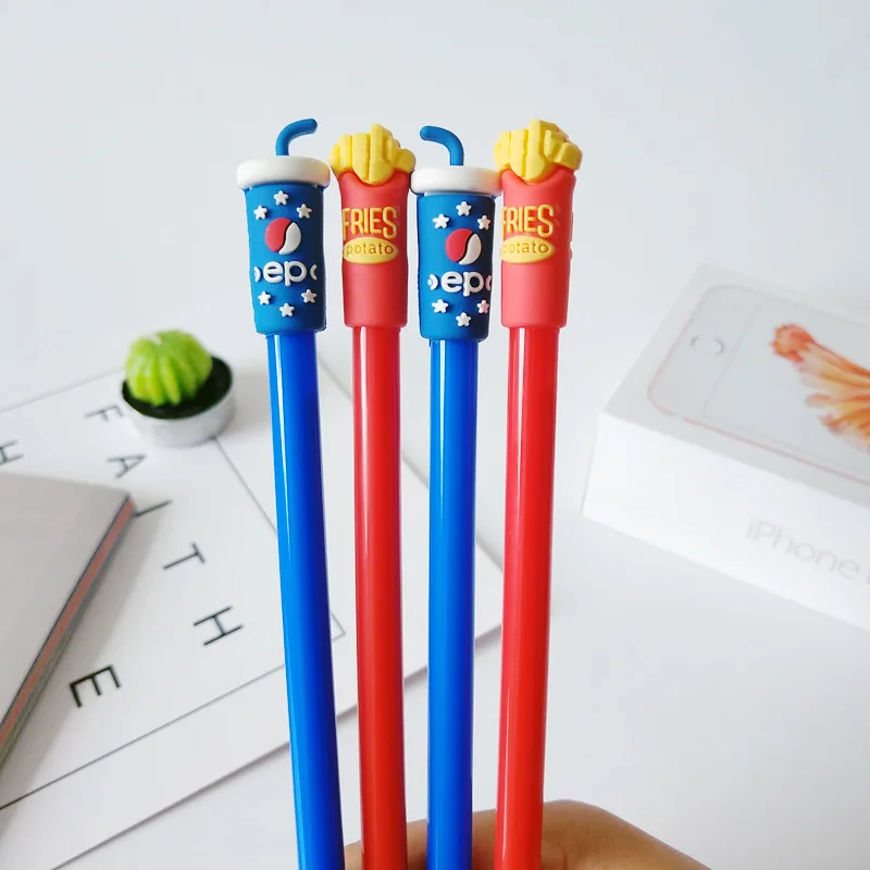 20PCs Gel Pens Korean-Style Creative Stationery 0.5mm Water-Based Paint Pen Cute Cartoon School Office Supplies Gifts Stationery