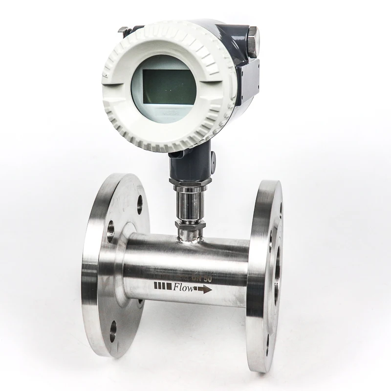 Food Grade Flow Sensor 4-20mA 2 Inch Water Flow Meter Stainless Steel