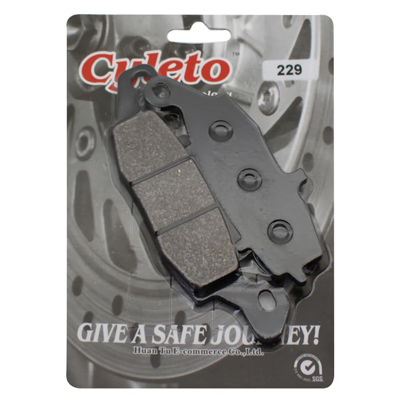 Cyleto Motorcycle Front Rear Brake Pads for Suzuki VL 1500 Intruder LC C 1500 2002 2003 2004 VL1500 Boulevard C90 C90T 2005-2010