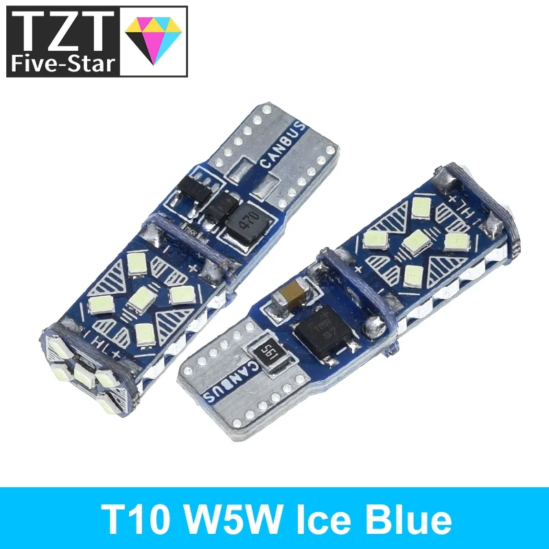 TZT T10 W5W Neue Superhelle LED-Leuchten WY5W 168 501 2825 Auto-Keilblitzlichter Seitenlampen Auto-Innenraumleuchte Leseleuchte Deckenlampe – Detail 9