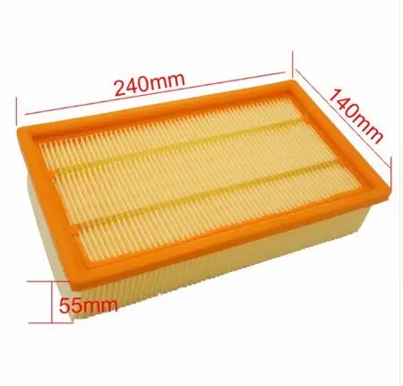 Kits de filtros de aspiradora, repuestos de filtros Hepa para karcher NT25 NT35 NT360 NT45/1 NT55/1 NT361 NT561 NT611, 2 uds.