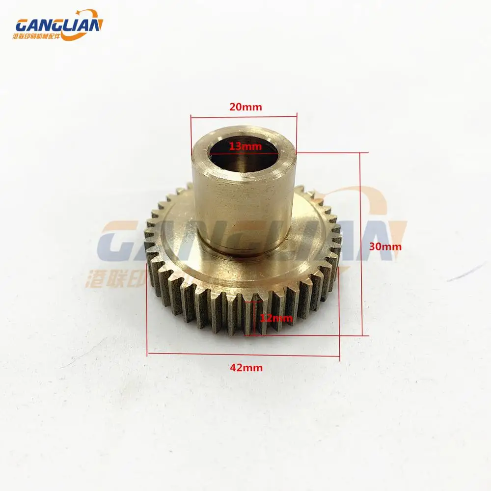 1 Piece Roland 700 Brass Gear 40 Teeth Printing Machine Spare Parts