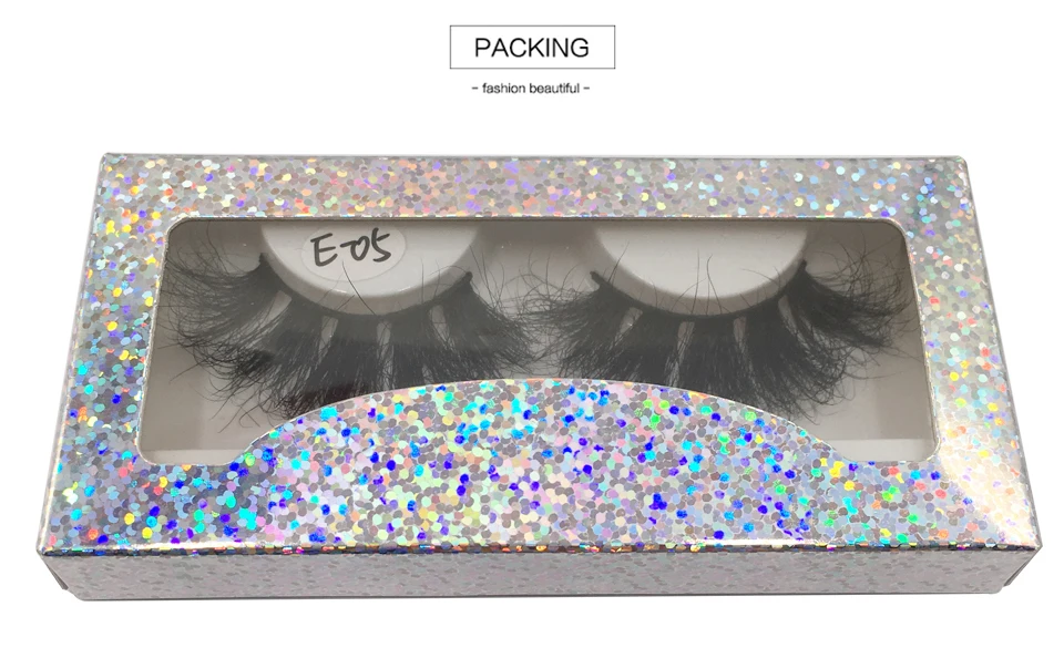 Neue nasse flauschige Nerz Wimpern mit Spikes Make-up Anbieter 16mm 18mm 25mm Volumen lang natürlichen Look Nerz Wimpern Großhandel – Detail 13