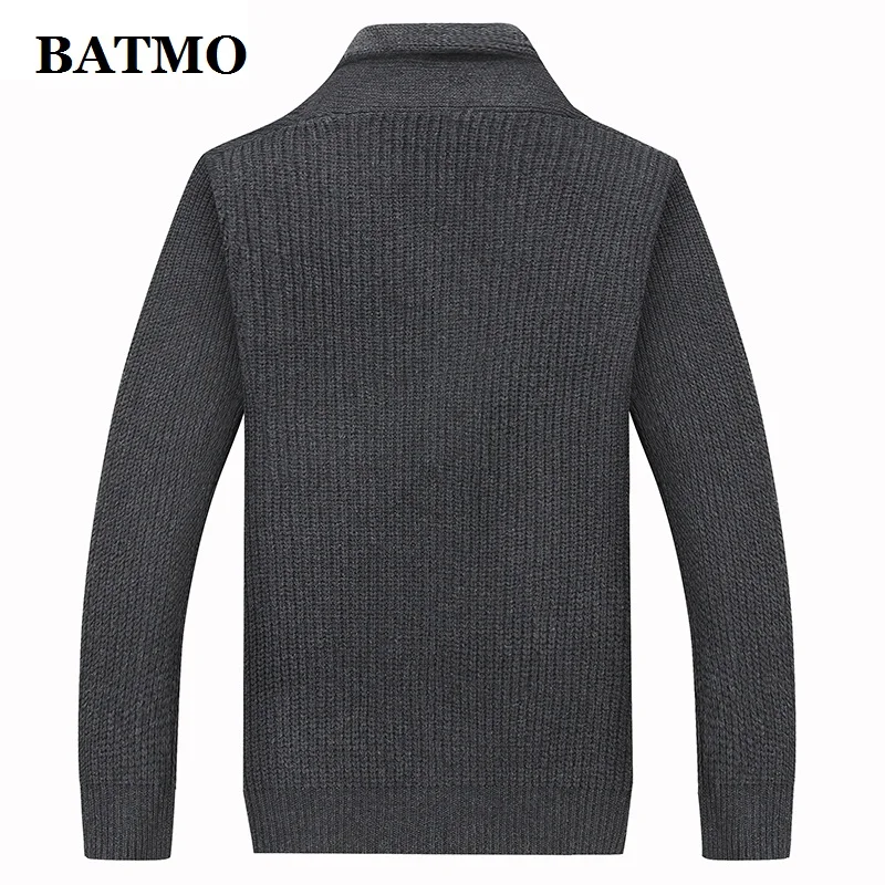 BATMO 2023 new arrival autumn wool casual sweatercoat men,mens sweater,1966