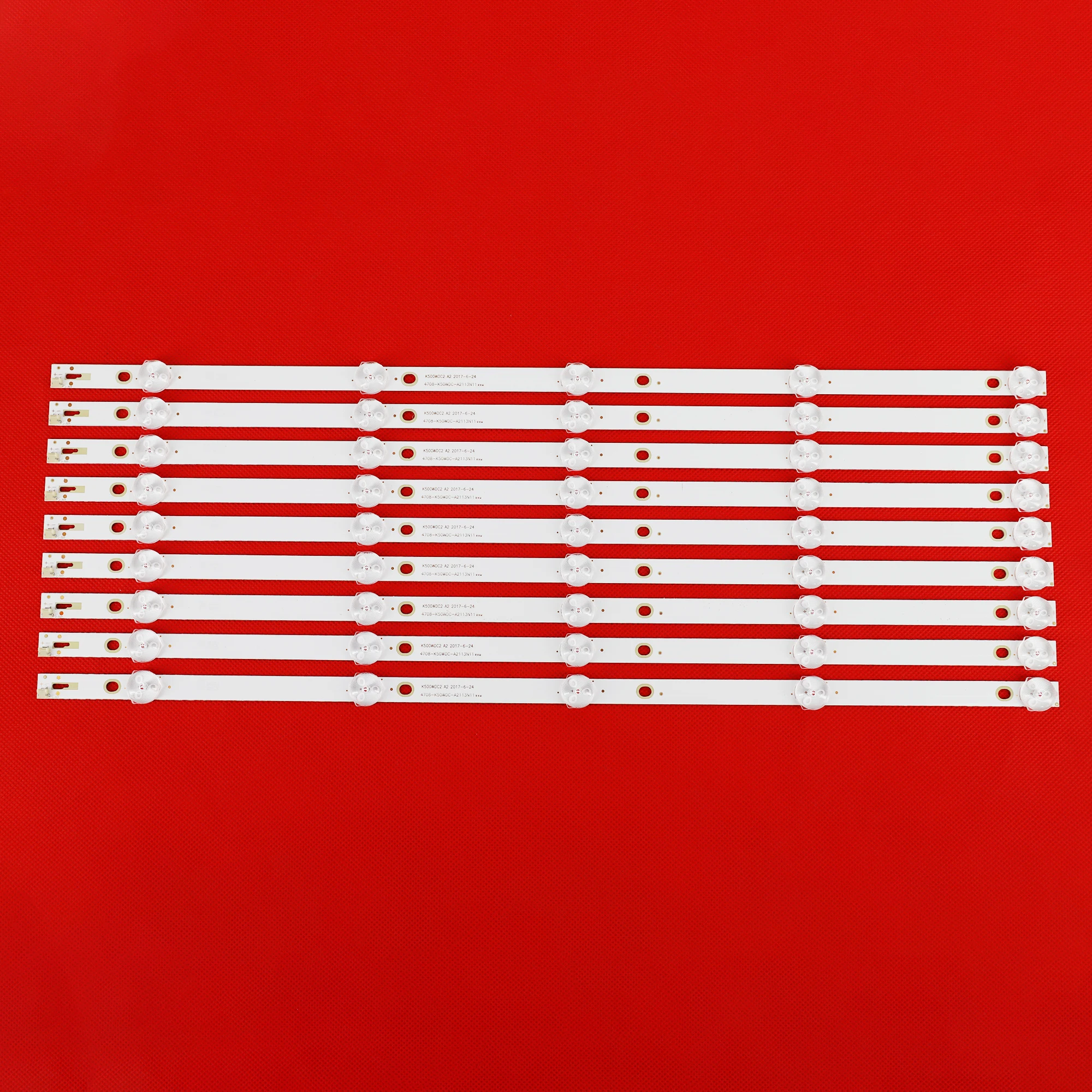 

New Kit 45 PCS 5LED(6V) 485mm LED Backlight Strip for 50" TV 50USK1810T2 50PUT6023 K500WDC2 A2 4708-K50WDC-A2113N11