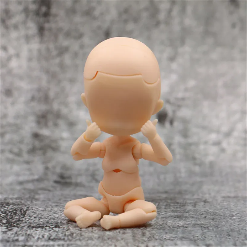 12ซม.Action Figureของเล่นอะนิเมะเคลื่อนย้ายJointedตุ๊กตาBjd Nude Ob11ตุ๊กตาเด็กรุ่นMannequin Art Sketchวาดตัวเลข