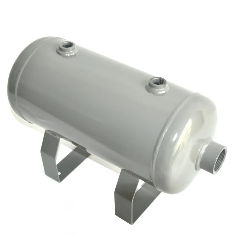 10L Small Air Pressure Tank Compressor Tank Carbon Steel Horizontal Gas Storage Tank Vacuum Tank Buffer Gas Tank