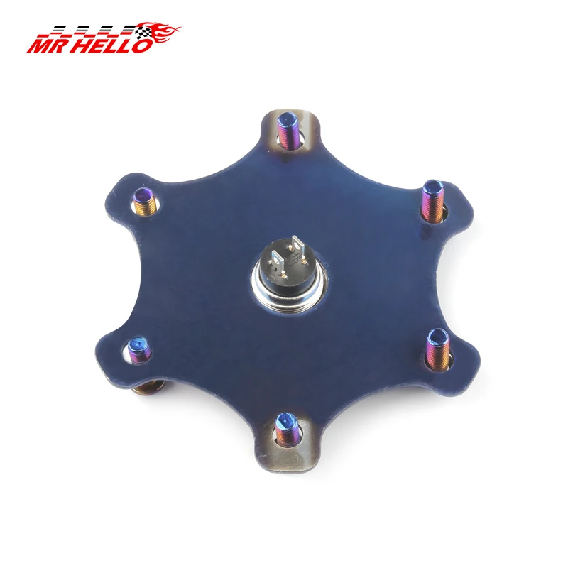 New baking Blue Sport steering wheel horn button racing horn switch button cover