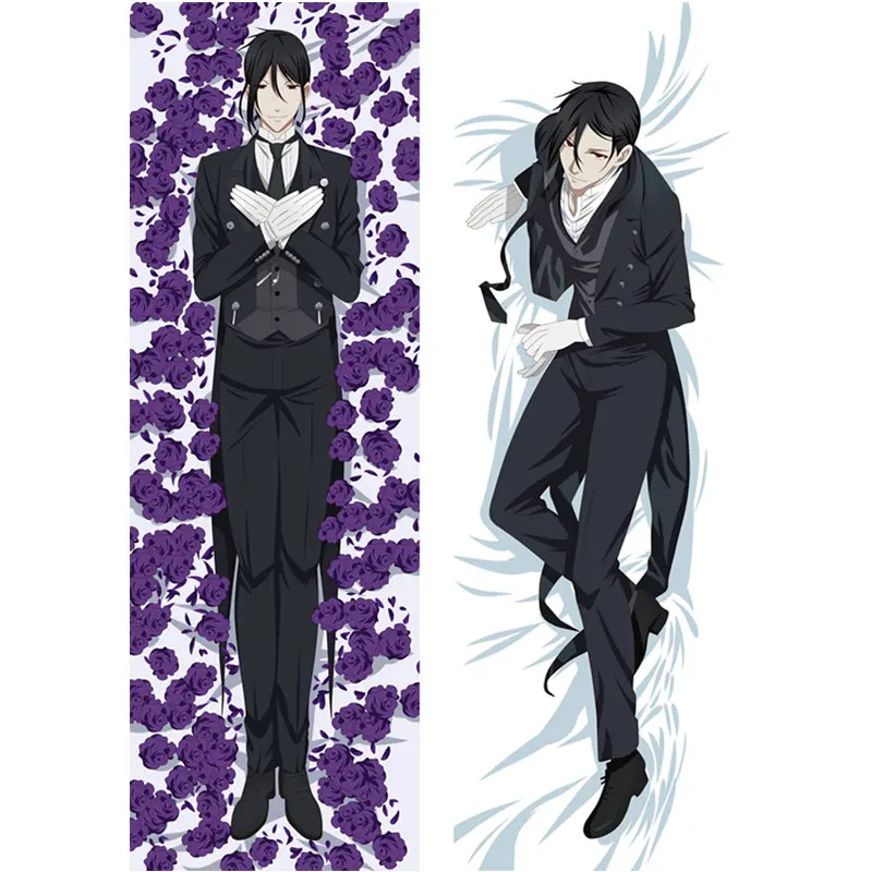 Janpanese Anime Black Butler Ciel Sebastian Kuroshitsuji Hugging Body Pillow Cover case Dakimakura body Pillow covers Girl Gifts