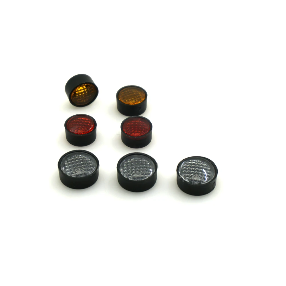 YEAHRUN 7PCS RC Car Taillight Light Cover for 1/10 RC Crawler D90 Defender Body Shell Upgrade Parts