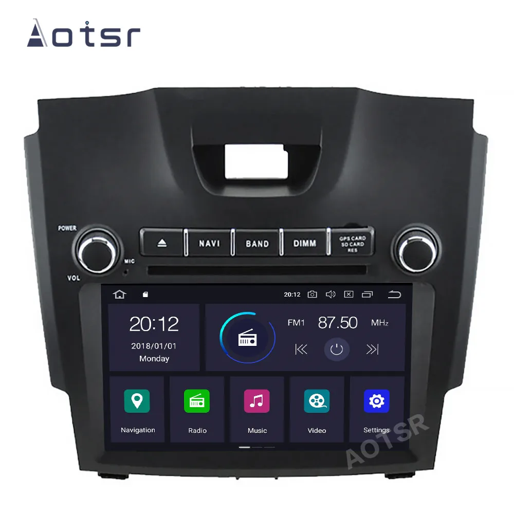 AOTSR Android 13 Car Radio For Chevrolet S10 2011 - 2016 Central Multimedia Player GPS Navigation DSP IPS Stereo Autoradio