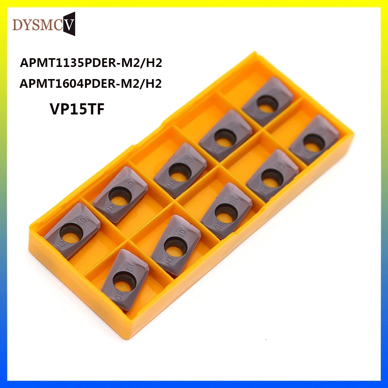 10 sztuk toczenie narzędzie wkładka APMT1135 H2 M2 APMT1604 H2 M2 VP15TF narzędzie do toczenia płytka węglikowa twarzy młyn tokarka frezarka narzędzia cnc