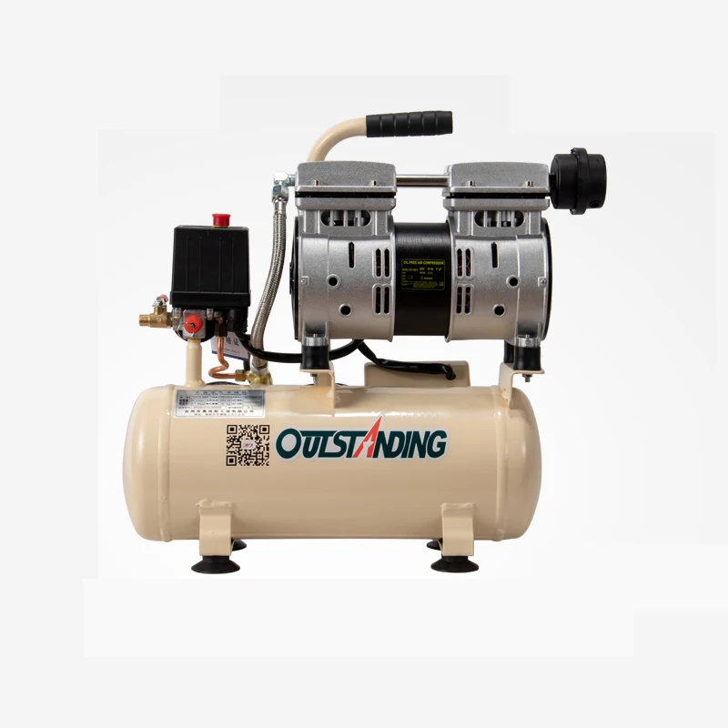 

Air Compressor Quiet Oil Free 550W 1380r/min 8L For Autoclave Bubble Remove Machine And OCA Vacuum Laminating Machine