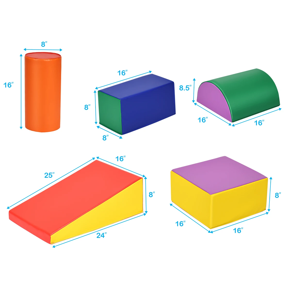 Ensemble de mousse pour enfants, jeu actif et sûr pour les tout-petits