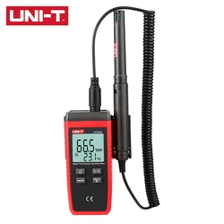 UNI-T UT333S Split Thermometer 55cm Long Lead 17cm Long Probe Large LCD Dual Display of Temperature and Humidity